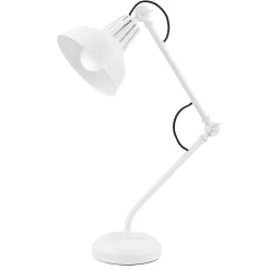 Lampe de bureau Yarra E27 IP20 blanc
