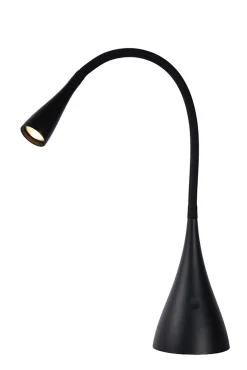 Lampe de bureau ZOZY en synthétique avec LED intégré - Noir - Lucide