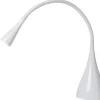 Lampe de bureau ZOZY en synthétique avec LED intégré - Blanc - Lucide