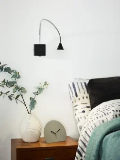 Lampe de chevet BUDDY en métal avec LED intégré - Noir - Lucide
