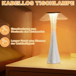 Lampe de chevet led nettlife tactile à intensité variable usb avec 3 niveaux de luminosité lampe de table de chambre