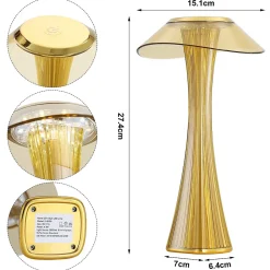 Lampe de chevet led nettlife moderne à intensité variable usb avec 3 niveaux de luminosité lampe de table lampe de table