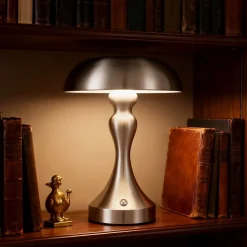 Lampe de chevet led nettlife tactile, intensité variable, sans fil, rechargeable par usb, style vintage