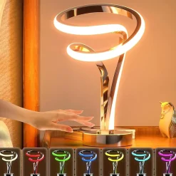 Lampe de chevet LED Tactile à Intensité Variable gris