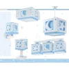 Lampe de chevet pour enfants Moonlight lune et étoiles bleu