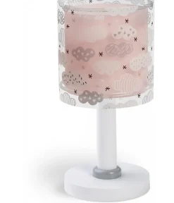 Lampe de chevet pour enfants Clouds Nuages rose