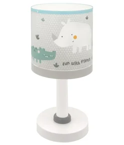 Lampe De Chevet Pour Enfant Rhino & Croco Rhinocéros et Crocodile