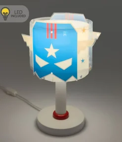 Lampe De Chevet Pour Enfant Blue Hero Super-héros LED