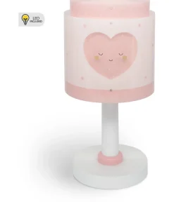 Lampe de chevet pour enfant Baby Dreams Coeur rose LED