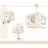 Lampe de chevet pour enfants Moonlight lune et étoiles beige