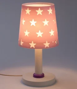 Lampe de chevet Stars Étoiles mauve
