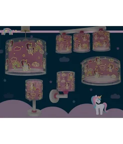 Lampe de chevet Veilleuse LED pour enfant Unicorns Licornes