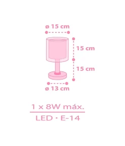 Lampe de chevet Veilleuse LED pour enfant Unicorns Licornes