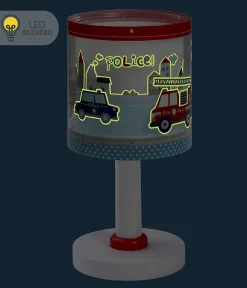 Lampe de chevet Veilleuse LED pour enfants Police et Pompiers