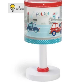 Lampe de chevet Veilleuse LED pour enfants Police et Pompiers