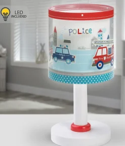 Lampe de chevet Veilleuse LED pour enfants Police et Pompiers