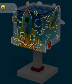 Lampe de chevet Veilleuse LED pour enfant Rocket Fusée