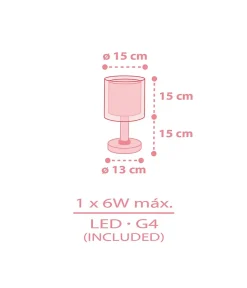 Lampe de chevet Veilleuse LED pour enfants Baby Teddy Oursons Rose