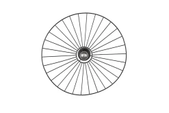 Lampe de plafond design en métal Chapeau