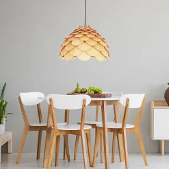 Lampe de plafond suspendue en bois Light Prestige Burgo 1 x E27 1 pc.