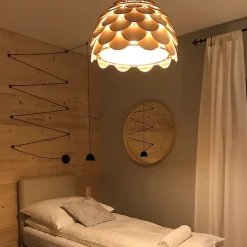 Lampe de plafond suspendue en bois Light Prestige Burgo 1 x E27 1 pc.