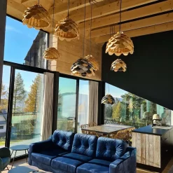 Lampe de plafond suspendue en bois Light Prestige Burgo 1 x E27 1 pc.