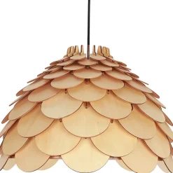 Lampe de plafond suspendue en bois Light Prestige Burgo 1 x E27 1 pc.