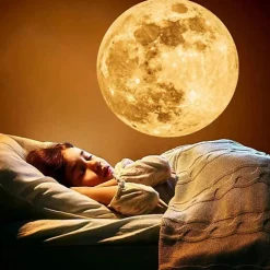 Lampe de projection LED Terre et Lune