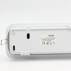 Lampe de secours LED 3W encastrablesurface 265lm Diffuseur PC Résistant Autonomie jusqu'à 3 heures CE