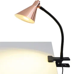 Lampe de table à pince LED 'COPPER'