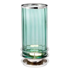 Lampe de table Arno - Vert - Nickel poli