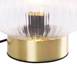 Lampe de table Art déco en laiton - Karel