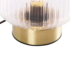 Lampe de table Art déco en laiton - Karel