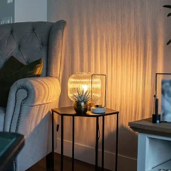 Lampe de table Art déco en laiton - Karel