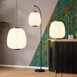 Lampe de table Bantry E27 15W ⌀30xH.34,5cm blanc GoodHome