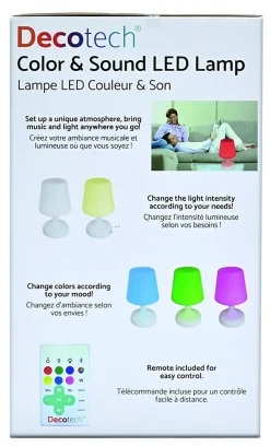 Lampe de table Bluetooth multicouleurs Waterproof