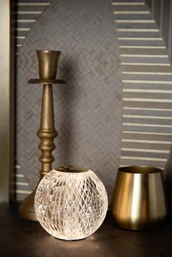 Lampe de table CINTRA en acrylique avec LED intégré - Transparent - Lucide