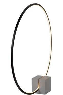 Lampe de table CIRKELIS en aluminium avec LED intégré - Noir - Lucide