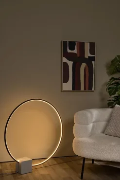 Lampe de table CIRKELIS en aluminium avec LED intégré - Noir - Lucide