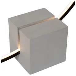 Lampe de table CIRKELIS en aluminium avec LED intégré - Noir - Lucide