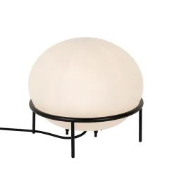Lampe de table design d'extérieur noire - Jannie