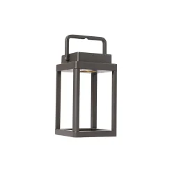 Lampe de table d'extérieur gris foncé avec LED rechargeable - Yara