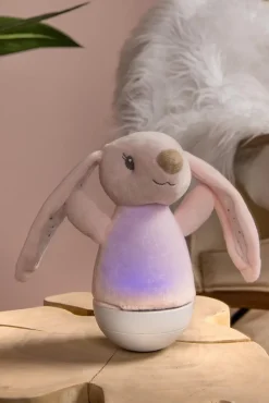 Lampe de table DOLLY en abs avec LED intégré - Rose - Lucide