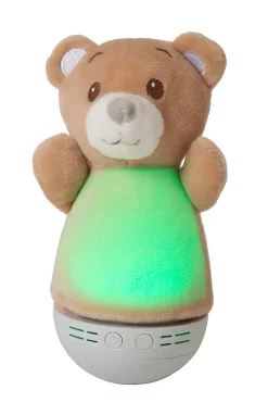 Lampe de table DOLLY en abs avec LED intégré - Brun - Lucide