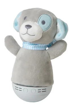 Lampe de table DOLLY en abs avec LED intégré - Gris - Lucide