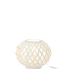 Lampe de table en bois blanc 32x32x28 cm
