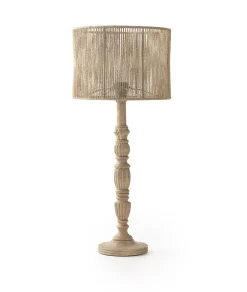 Lampe de table en jute couleur naturel