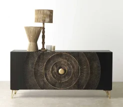 Lampe de table en jute couleur naturel