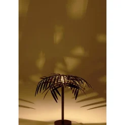 Lampe de table en métal noir 60x60x73 cm