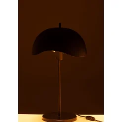 Lampe de table en métal noir 30x30x56 cm